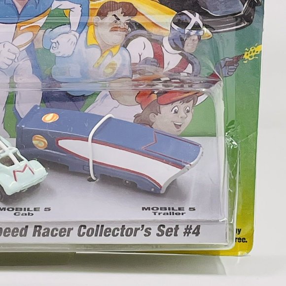 Speed Racer Micro Techs Set #4 Mach 5 Mobile 5 Cab Mobile 5 Trailer NEW - Picture 5 of 12